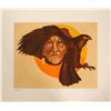 Image 1 : Black Hawk - Serigraph by Bert Seaborn   (101054)