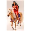 Image 1 : Dolls (1 horse & Indian Squaw) Contemporary   (106003)