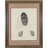 Image 1 : Framed Native American Woman Print   (87660)