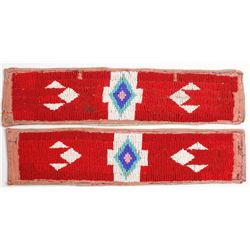 Native American Beaded Arm Bands   (56622)
