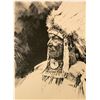 Image 1 : Sioux Man - Serigraph by Lynn Hayes   (101057)
