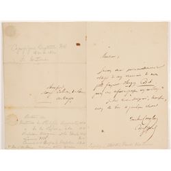 Jean-Baptiste Honoré Raymond Capefigue Signed Letter   (106484)