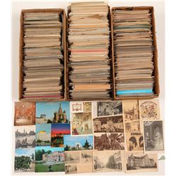 Massive Foreign Postcard Collection   (105674)