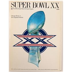 Program / Super Bowl  XX.   (105401)