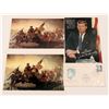 Image 1 : Photo's & First Day Cover / Kennedy & Washington/ 4 items..    (105410)