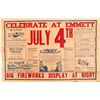 Image 1 : Ephemera / 4th of July Celebratory Flyer   (105364)