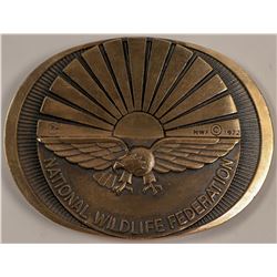 National Wildlife Federation Brass Buckle   (105668)