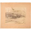 Image 1 : Photo of Fire Trucks Parked in Front of Firehouse   (91497)