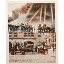 Nice Firefighter Postcards (2)   (105351)