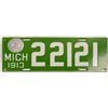 Image 1 : License Plates / Michigan / Government  Plate.   (105012)