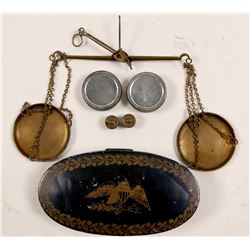 Hand Pan Scale with Weights   (105084)