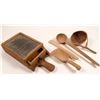 Image 1 : Tools / Hand Made Wooden Kitchen Set / 5 Items.   (105005)