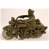 Image 2 : Cast Iron Hubley Harley Davidson Sidecar Motorcycle   (106355)