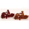 Image 1 : Cast Iron Motorcycles with Bulbs (2)   (106368)