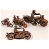 Image 1 : Cast Iron Police Motorcycle Toys (3)   (106350)
