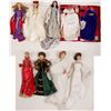 Image 1 : Dolls (2 Barbies, &  5 Dolls on Stands & Wardrobe))   (106015)