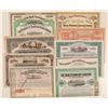 Image 1 : Stocks and Bonds with Ship Vignettes (10)   (105610)