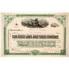 Image 1 : San Diego Land and Town Company Green Stock   (85270)