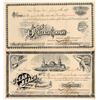 Image 1 : Two Different Ocean Beach Company Stock Certificates   (107260)