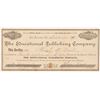 Image 1 : Educational Publishing Company Stock Certificate   (103477)