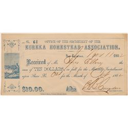 Eureka Homestead Association Scrip!   (103597)
