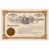 Image 1 : Mesa Hotel & Improvement Company Stock Certificate   (104354)