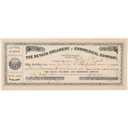 Nevada Creamery & Commercial Co. Stock Certificate   (103476)