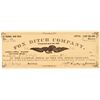 Image 1 : Fox Ditch Company Stock Certificate   (107007)