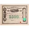Image 1 : Santa Anna Autographed U.S. Bond   (106422)