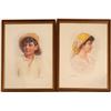 Image 1 : Lithographs / Gypsy Girl & Boy / 2 Items   (105388)