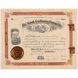 South Sea Guano Company Stock Certificate   (107216)