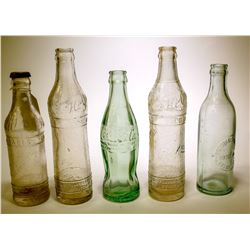 Soda Bottles / Los Angeles / 5 Items.   (89555)