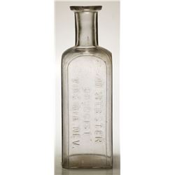 M Webster Druggist Bottle   (59202)