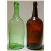 Image 1 : Whiskey Bottles/ DemiJohns / 2 items   (100599)