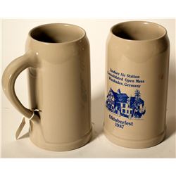 Beer Steins / German /  2 Items.   (89521)