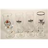 Image 1 : Beer Glasses / German / 4 Items.   (89530)