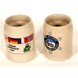 Beer Steins / German / 2 Items   (89516)