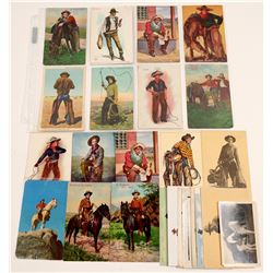 Posed Cowboy Postcards   (104957)