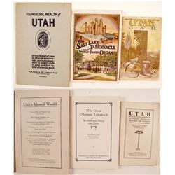 Utah Travel Pamphlets (3)   (86460)