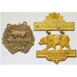 Two Mid Winter Fair Medals   (102847)