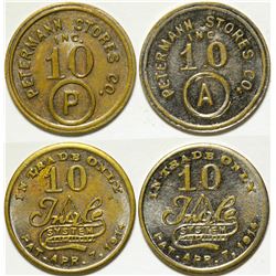 Tokens / From Michigan /  2 Items .   (102156)