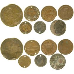 Civil War Era Tokens (7)   (101976)