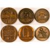 Image 1 : Three Large Business Medals   (102853)
