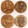 Image 1 : Two Medals Celebrating Death of World Known People   (102863)