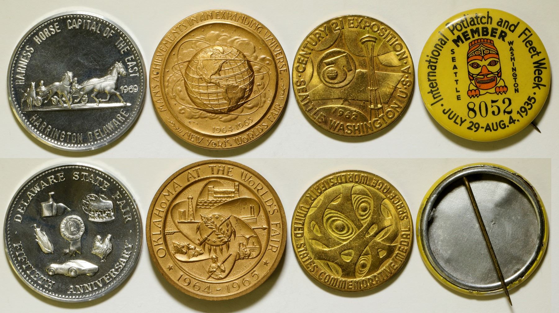 Fair Tokens World's Fair & State Fair Tokens (106510)