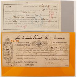 Nevada Bank of San Francisco Exchange & Promissory Note   (68001)