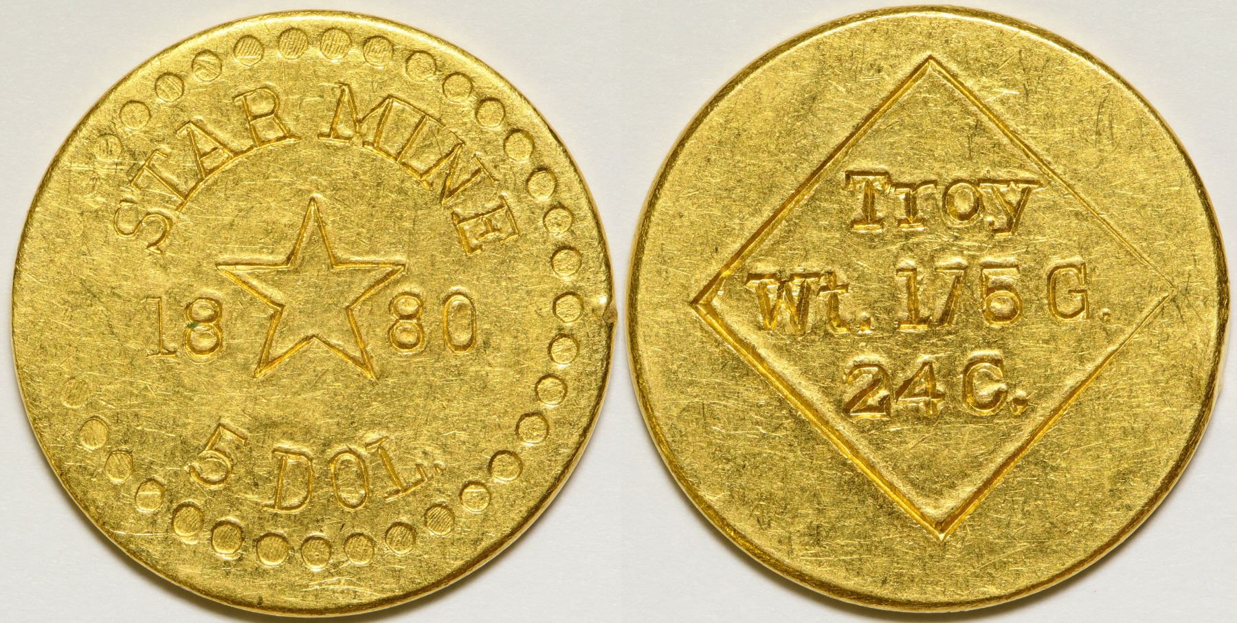 Star Mine Gold Coin   (108012)