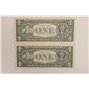 Image 2 : Pair of $1 Poker Notes   (106346)