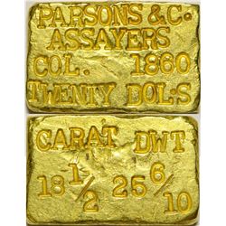 Parsons Gold Ingot, One of the "Original Four"   (108011)