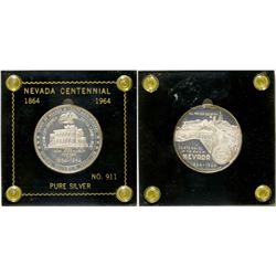 Nevada Centennial Silver Medal   (105261)